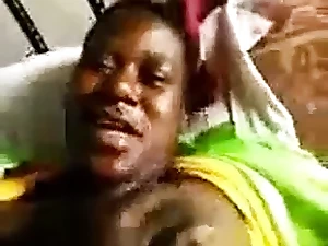 Messing around with the housemaid - Uganda - Watch thru and vulva play!